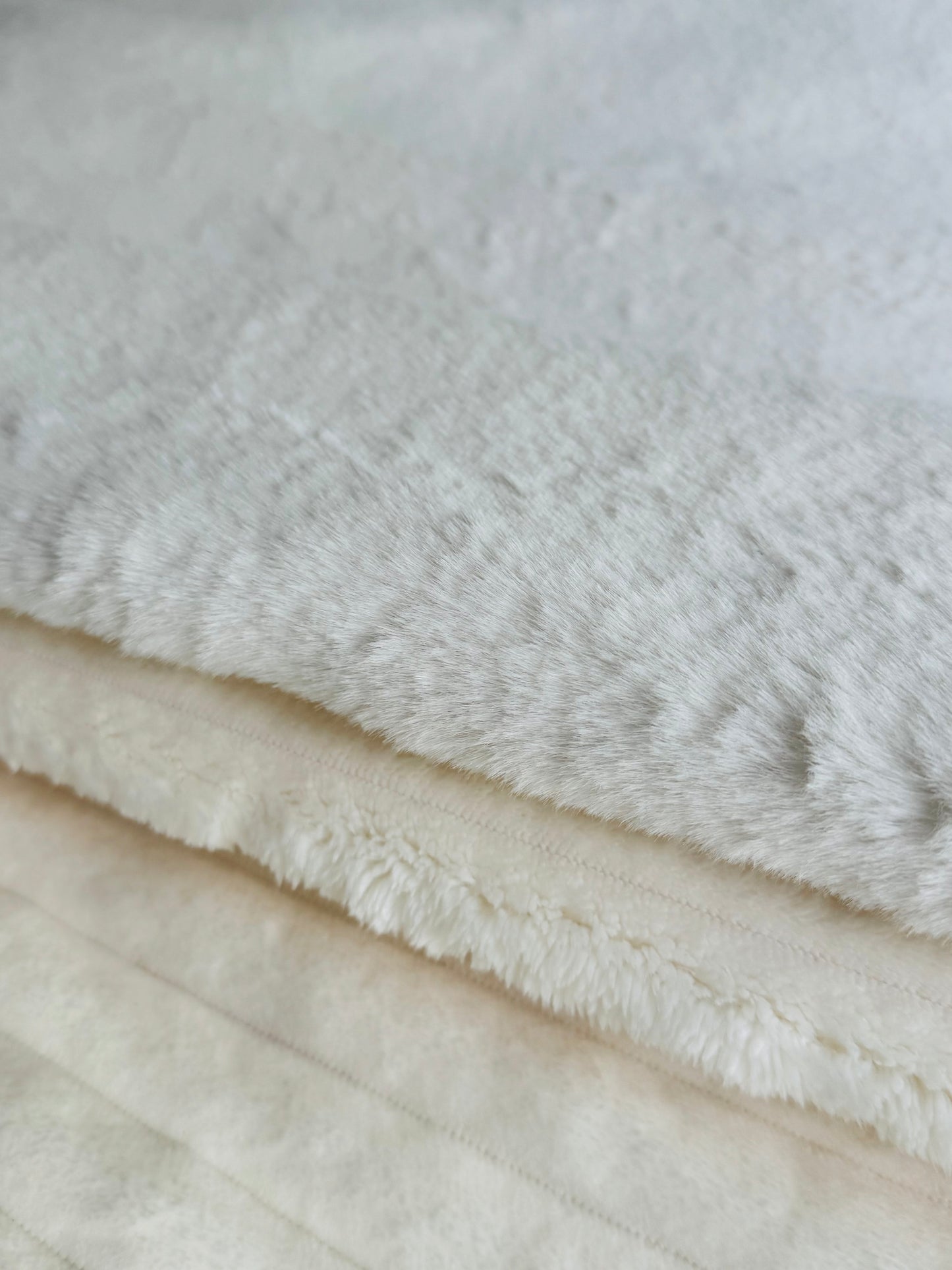 Faux Rabbit Fur Throw